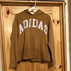 Adidas Hoodie with White Lettering
